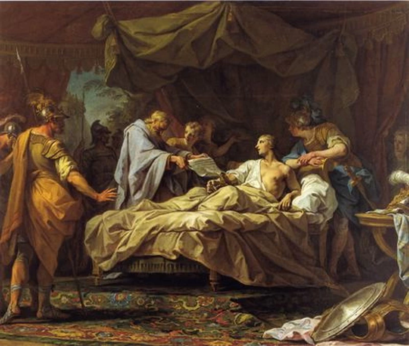 Alessandro e il suo medico Filippo